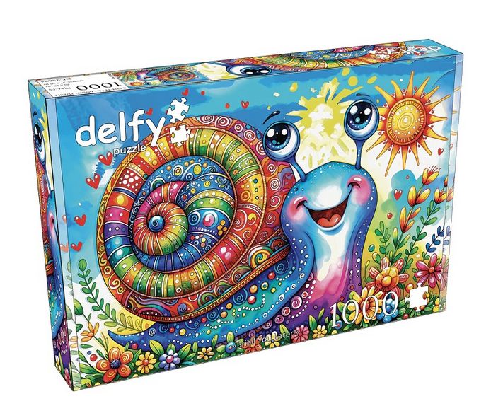 CASSE-TÊTE 1000 PIÈCES DELFY - SNAIL YOU LATER!