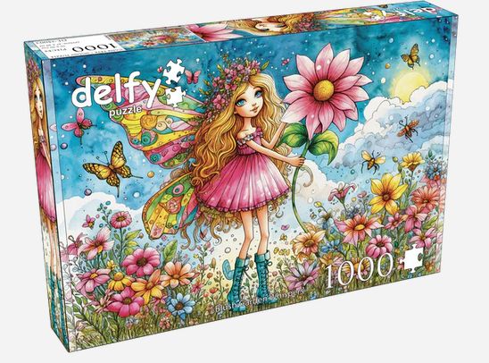 CASSE-TÊTE 1000 PIÈCES DELFY - BLUSH GARDER WHISPERS