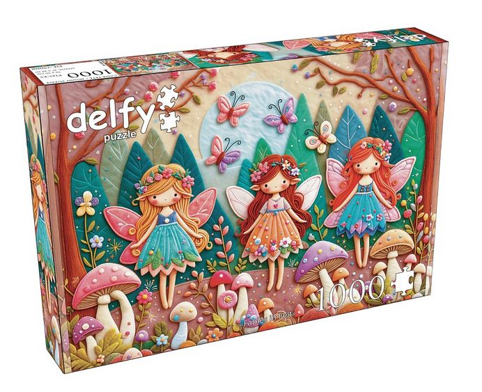 CASSE-TÊTE 1000 PIÈCES DELFY - FABLES IN FELT