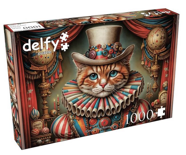 CASSE-TÊTE 1000 PIÈCES DELFY - CIRCUS PURRFORMER