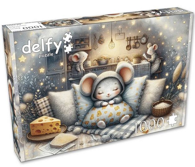 CASSE-TÊTE 1000 PIÈCES DELFY - SNUGGLED IN COMFORT