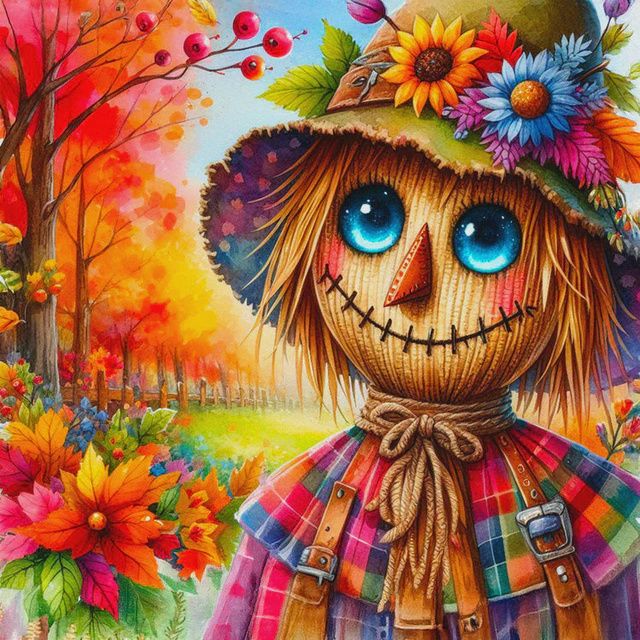 BRODERIE DE DIAMANT JACAROU - SCARECROW