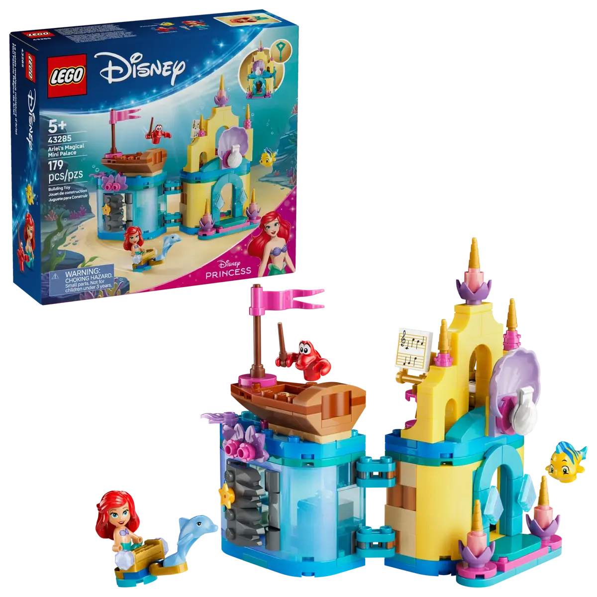 LEGO DISNEY 43285 - LE PALAIS MAGIQUE MINIATURE D'ARIEL