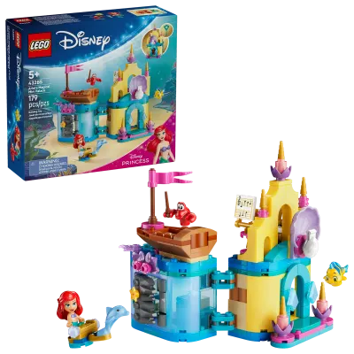 LEGO DISNEY 43285 - LE PALAIS MAGIQUE MINIATURE D'ARIEL
