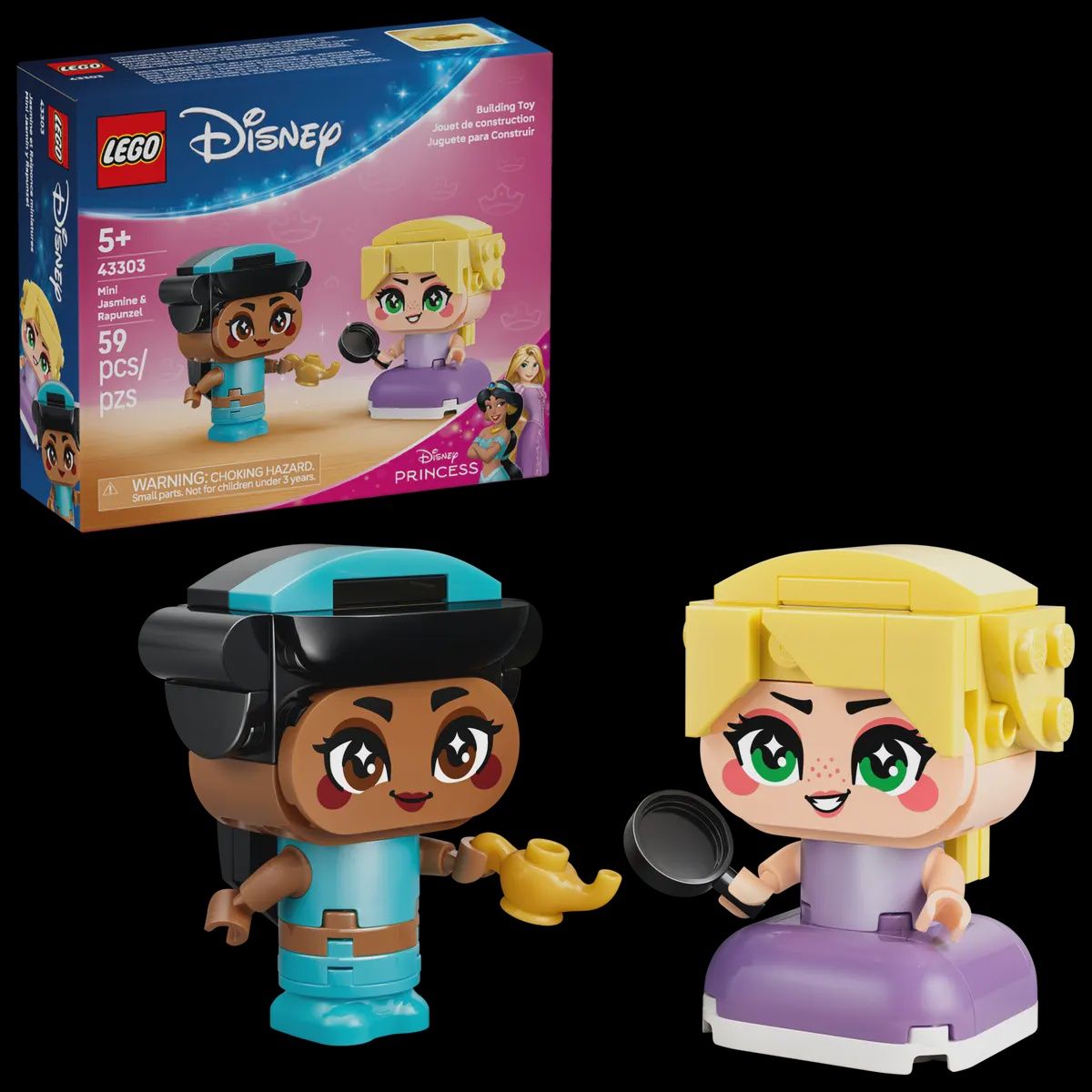 LEGO DISNEY 43303 - JASMINE ET RAIPONCE MINIATURES