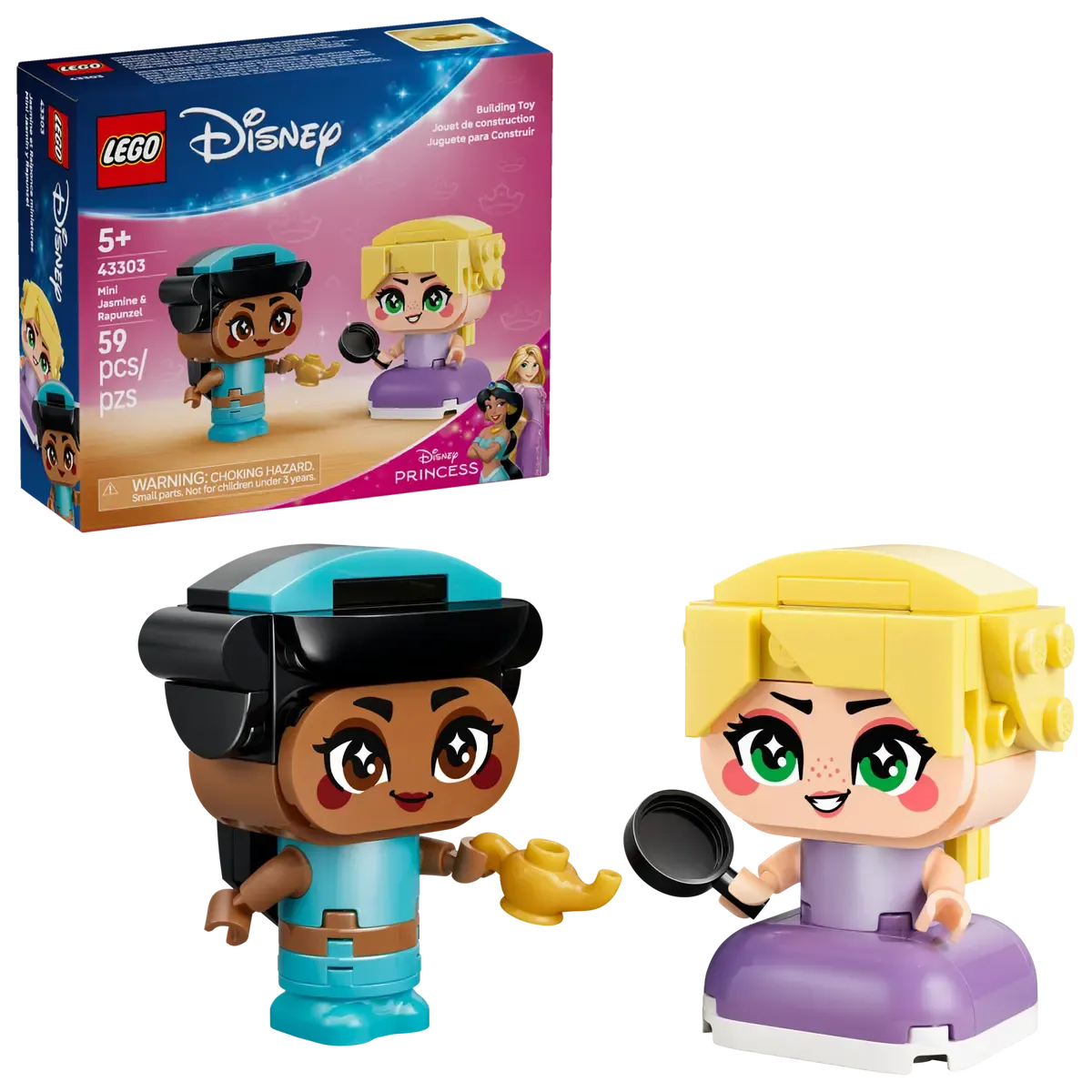 LEGO DISNEY 43303 - JASMINE ET RAIPONCE MINIATURES