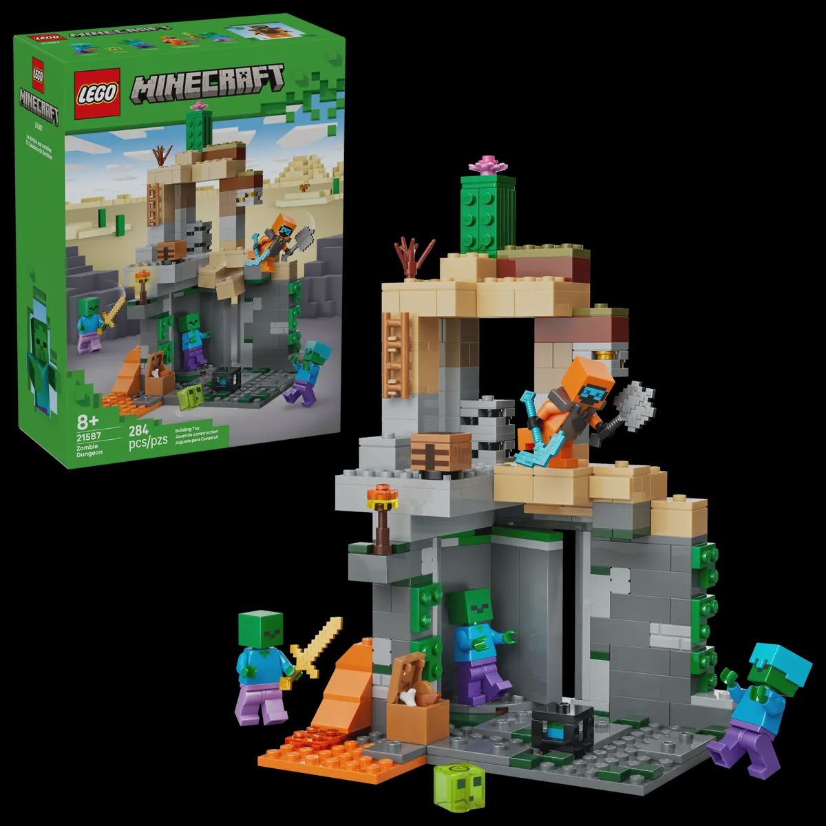 LEGO MINECRAFT 21587 - LE DONJON AUX ZOMBIES