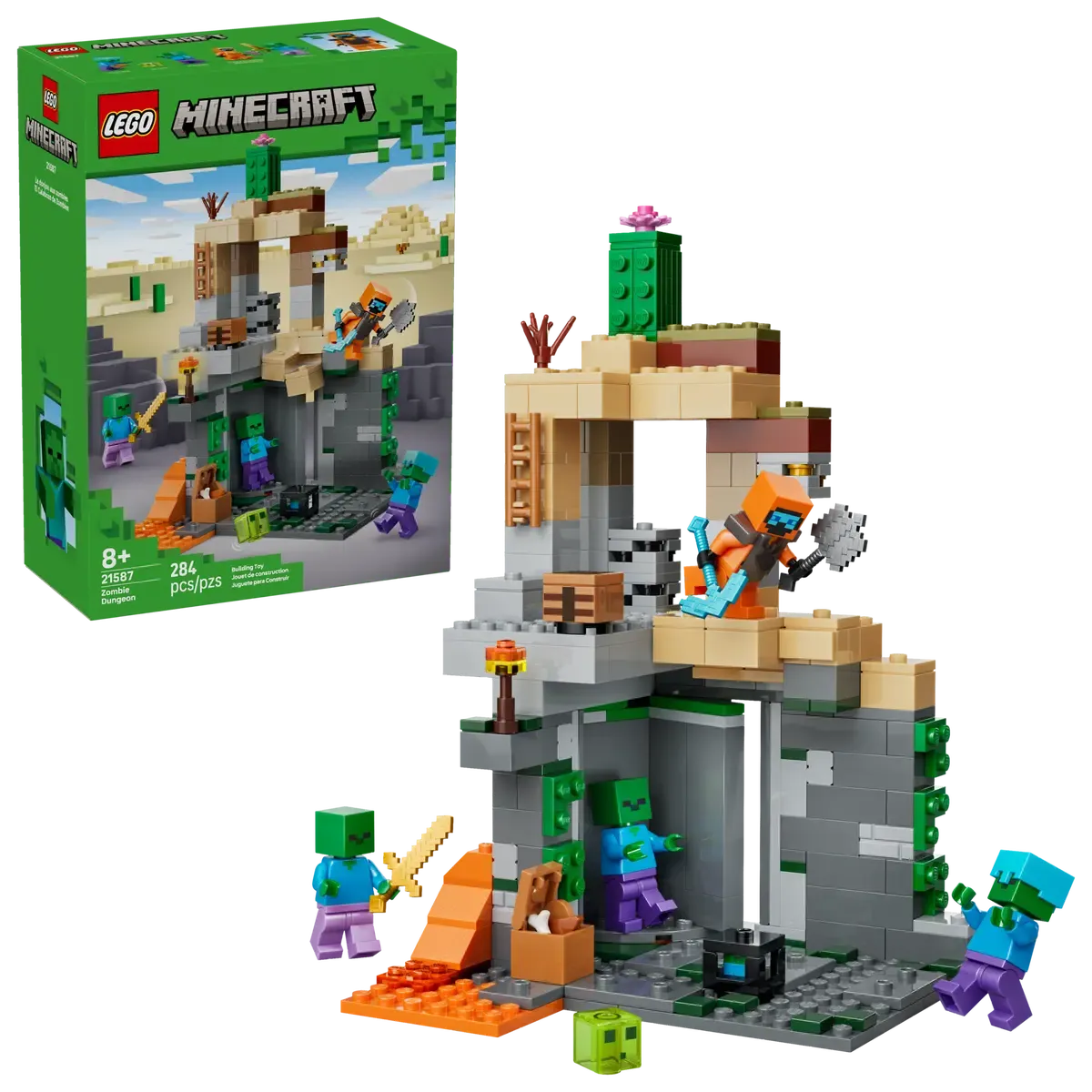 Lego Minecraft 21587 - Le donjon aux zombies