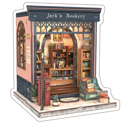 Mini décor de bibliothèque - Jack's bookery