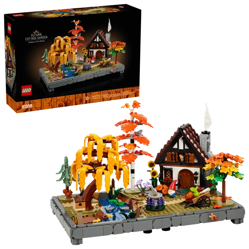 LEGO ICONS 11372 - LE JARDIN DU CHALET D'AUTOMNE