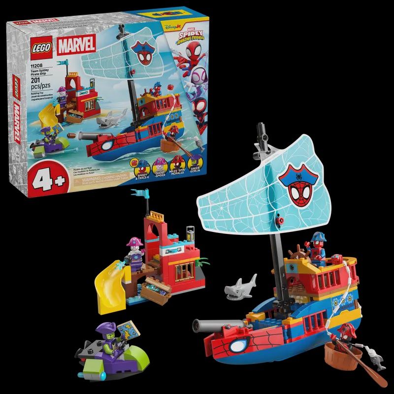 LEGO MARVEL SPIDEY 11208 - LE BATEAU PIRATE DE L'ÉQUIPE SPIDEY