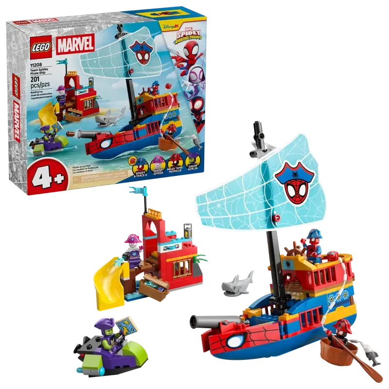 LEGO MARVEL SPIDEY 11208 - LE BATEAU PIRATE DE L'ÉQUIPE SPIDEY