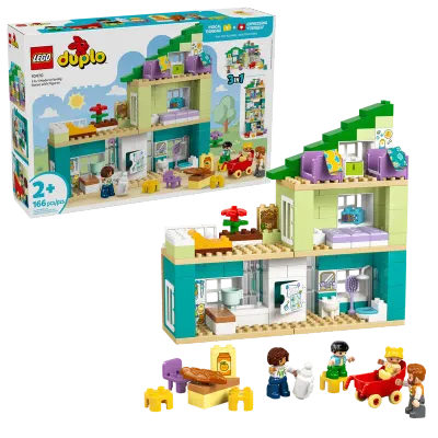 Lego Duplo 10470 - La maison familiale moderne avec des figurines 3 en 1