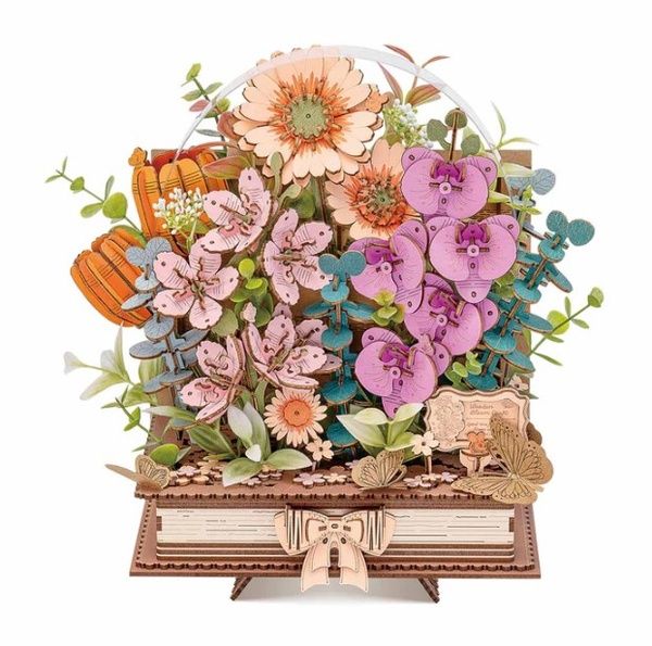 ROLIFE - LIVRE EN BOIS FLEURISSANT