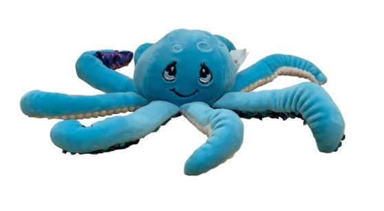 TOYBOX - MINI PIEUVRE SENSORIELLE BLEUE