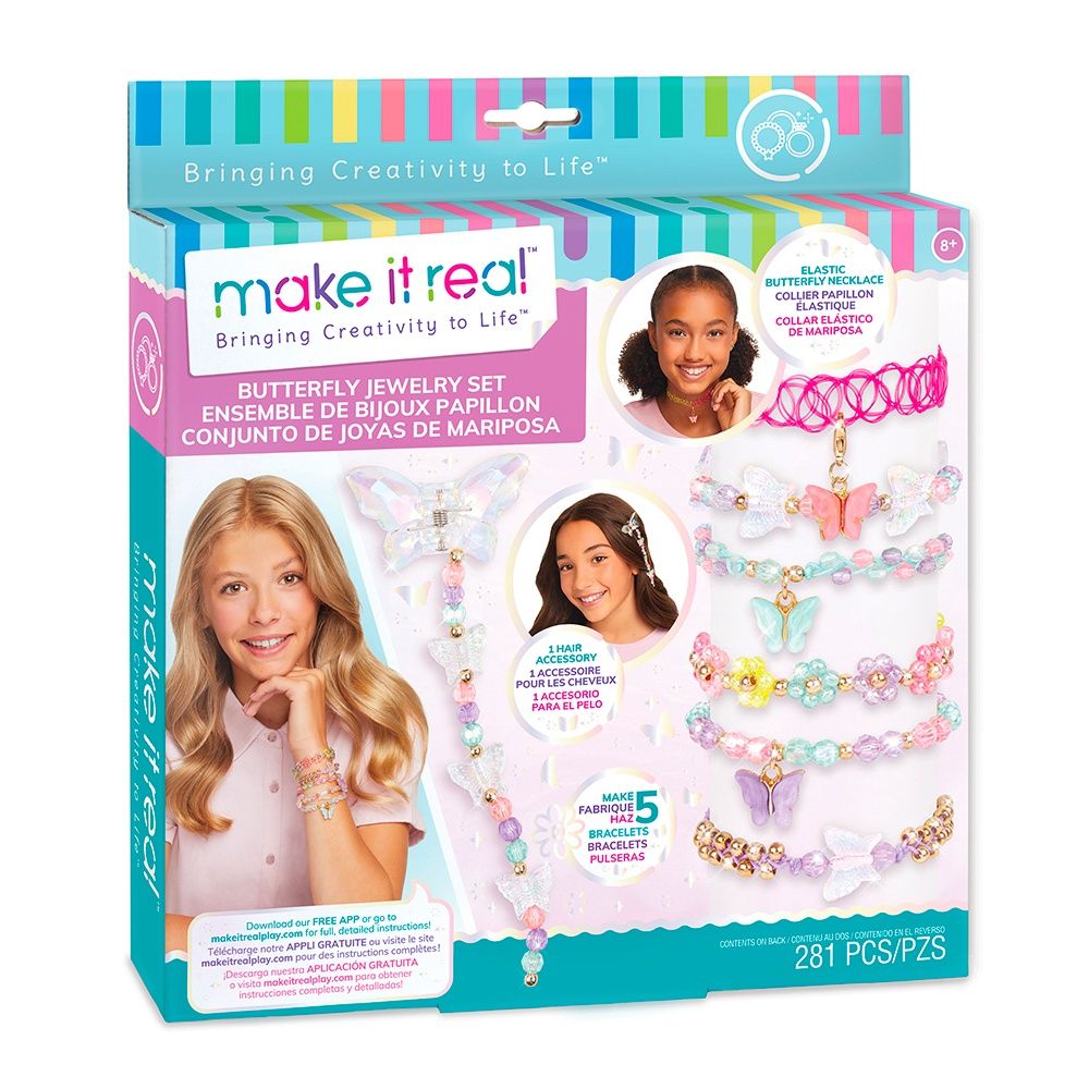 MAKE IT REAL - ENSEMBLE DE BIJOUX PAPILLON