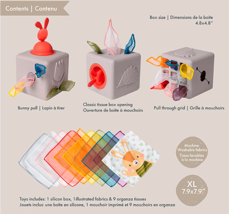 TAF TOYS - BOITE À MOUCHOIRS POP-UP