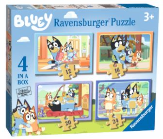 Casse-tête Ravensburger évolutif  BLUEY12-16-20-24 pièces