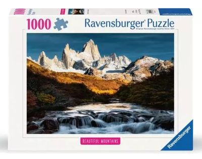 Casse-tête 1000 pièces Ravensburger - Montagnes magnifiques: Mont fitz roy patagonie