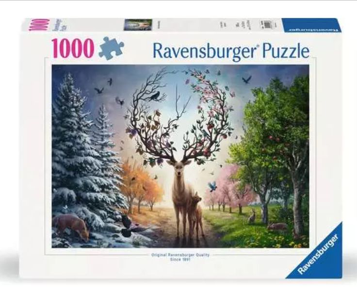 CASSE-TÊTE 1000 PIÈCES RAVENSBURGER - CERF MAGIQUE