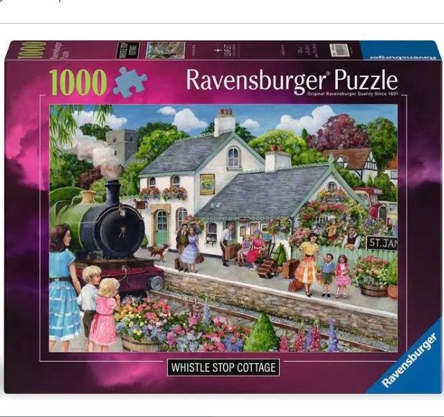 CASSE-TÊTE 1000 PIÈCES RAVENSBURGER - GITE WHISTLE STOP