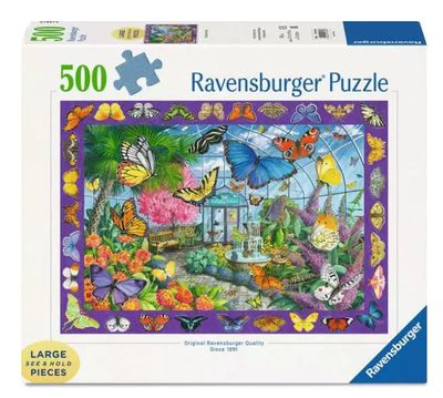 Casse-tête 500  pièces XL Ravensburger - La place des papillons
