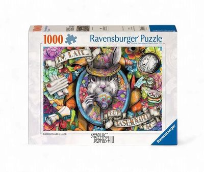 Casse-tête 1000 pièces Ravensburger - "Fashionably Late!"