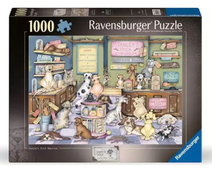 CASSE-TÊTE 1000 PIÈCES RAVENSBURGER - CHIENS ÉLÉGANTS