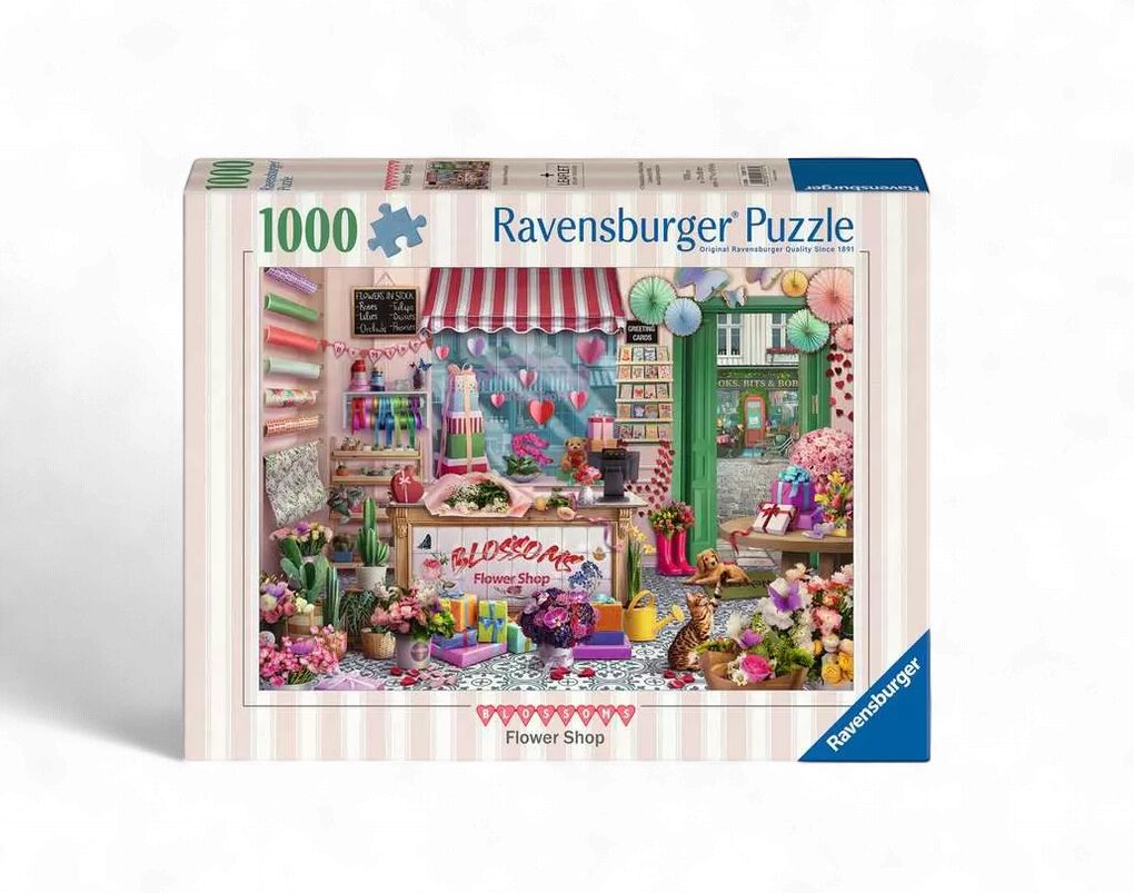 Casse-tête 1000 pièces Ravensburger - Boutique de fleurs