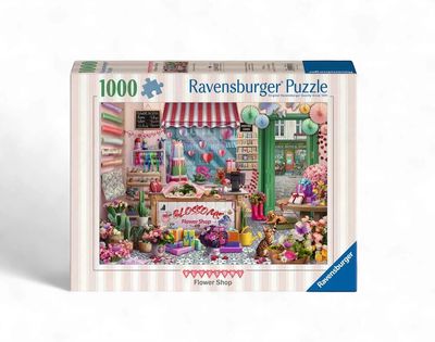 Casse-tête 1000 pièces Ravensburger - Boutique de fleurs