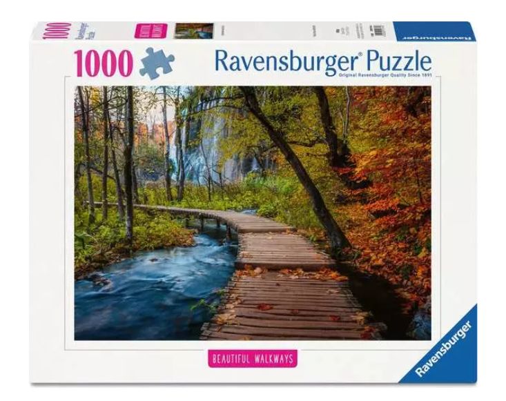 CASSE-TÊTE 1000 PIÈCES RAVENSBURGER - CHEMIN FORESTIER D'AUTOMNE