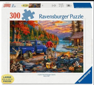 CASSE-TÊTE 300 PIÈCES XL RAVENSBURGER -COUCHÉ DE SOLEIL AU LAC (SUNSET LAKE)