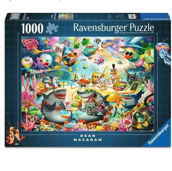 CASSE-TÊTE 1000 PIÈCES RAVENSBURGER - SALON DE L'OCÉAN (OCEAN LOUNGE)