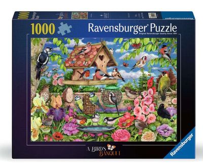 Casse-tête 1000 pièces Ravensburger - Le festin des oiseaux