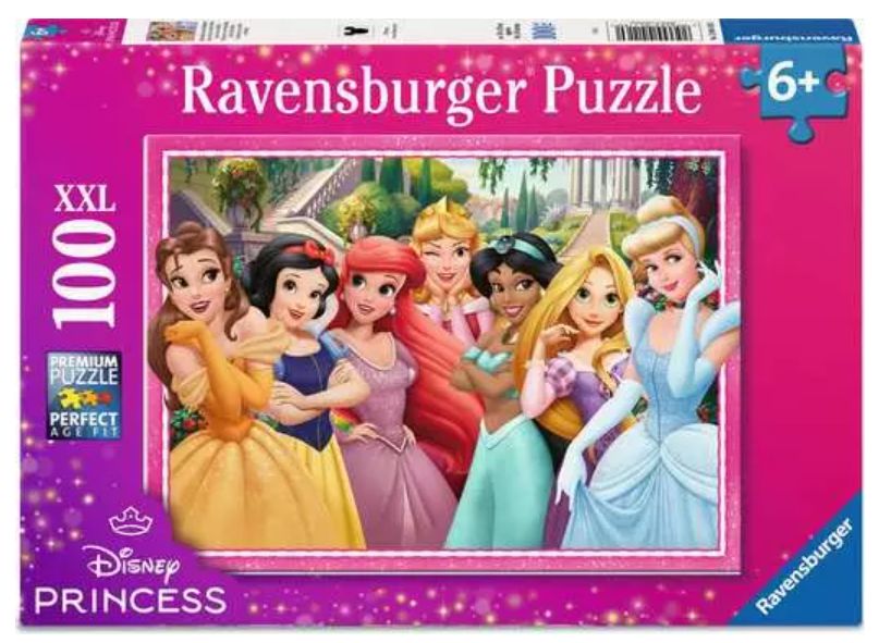CASSE-TÊTE 100 PIÈCES XXL RAVENSBURGER - DISNEY PRINCESSE: LA VIE EST UN COMPTE DE FÉES