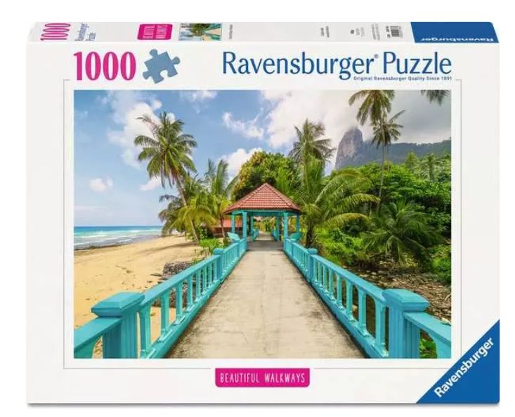 CASSE-TÊTE 1000 PIÈCES RAVENSBURGER - PONT COLORÉ DE MALAISIE