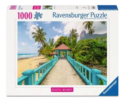 Casse-tête 1000 pièces Ravensburger - Pont coloré de Malaisie