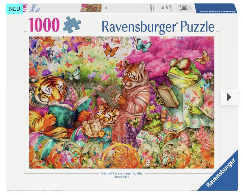 CASSE-TÊTE 1000 PIÈCES RAVENSBURGER - CLUB DE LECTURE (BOOK CLUB)