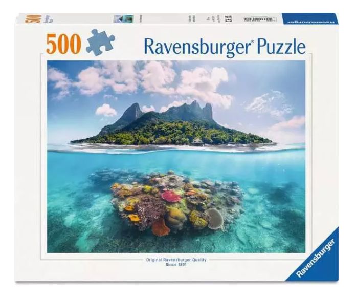 CASSE-TÊTE 500 PIÈCES RAVENSBURGER - PAYSAGE AQUATIQUE DE L'ILE (ISLAND WHATERESCAPE)
