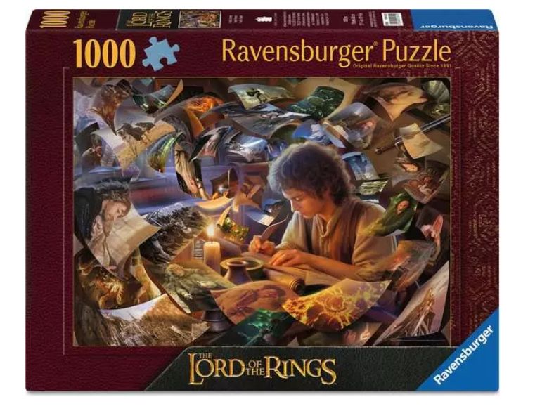 Casse-tête 1000 pièces Ravensburger - Le voyage de frodon