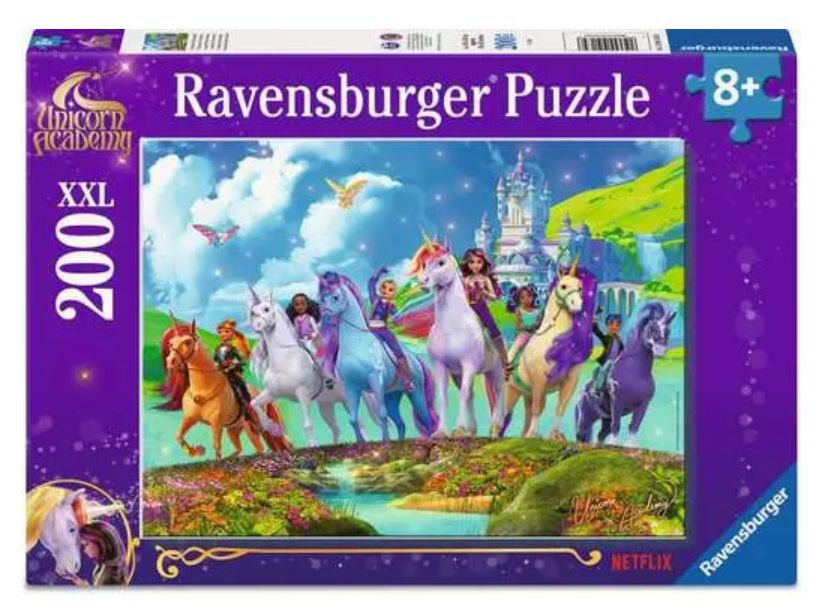 CASSE-TÊTE 200 PIÈCES XXL RAVENSBURGER - LA MAGIE DE L'ACADÉMIE DES LICORNES