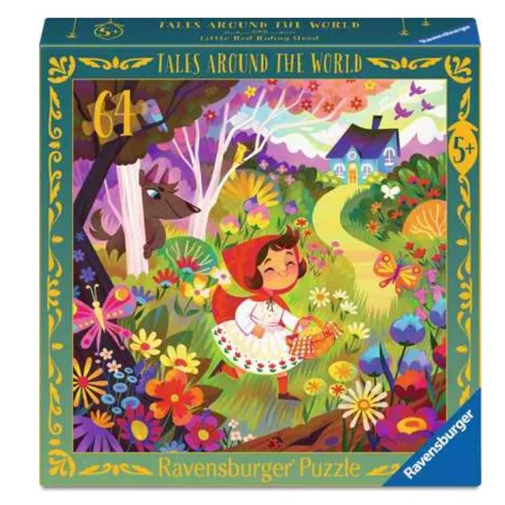 CASSE-TÊTE 64 PIÈCES RAVENSBURGER - IL ÉTAIT UNE FOIS (RED RIDING HOOD)