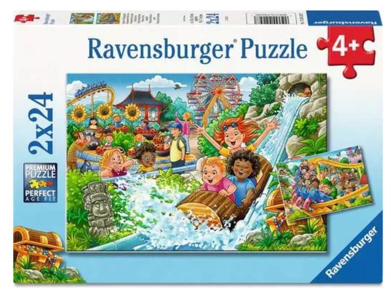 CASSE-TÊTE 2 X 24 PIÈCES RAVENSBURGER - PARC D'ATTRACTIONS