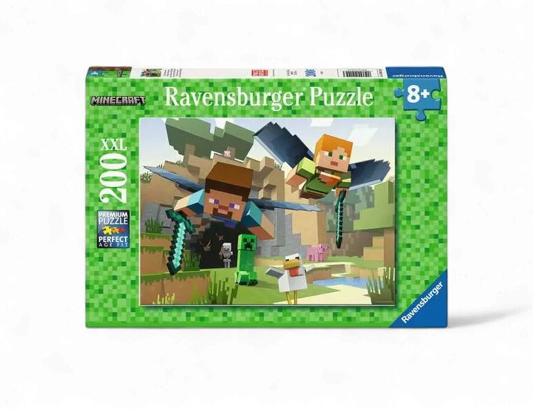 Casse-tête 200 pièces XXL Ravensburger - Minecraft aventures