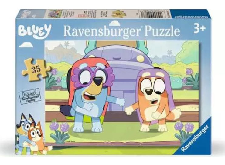 CASSE-TÊTE 35 PIÈCES RAVENSBURGER - BLUEY, C'EST L'HEURE DE MAMIE