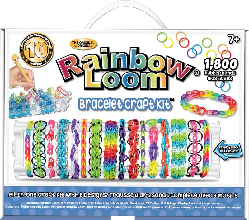 RAINBOW LOOM - KIT DE BRACELET AVEC ELASTIQUE