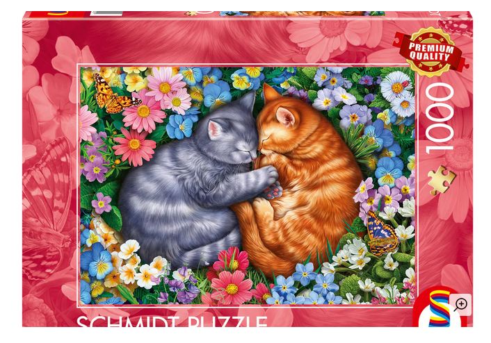 CASSE- TÊTE 1000 PIÈCES  SCHMIDT - SOMMEIL EN PATTES DE VELOURS