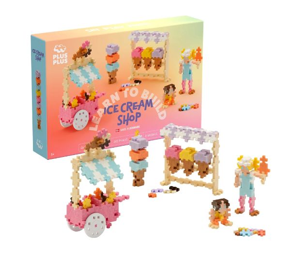 PLUS PLUS 275 PIÈCES - BOUTIQUE DE CRÈME GLACÉE