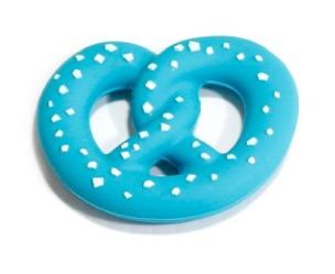 Jouet de dentition bretzel - Turquoise foncé
