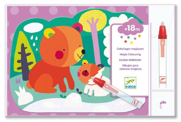 COLORIAGES MAGIQUES - CACHÉ DANS LE BOIS